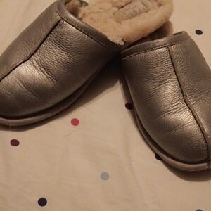 Cozy Silver Ugg Women's Slippers